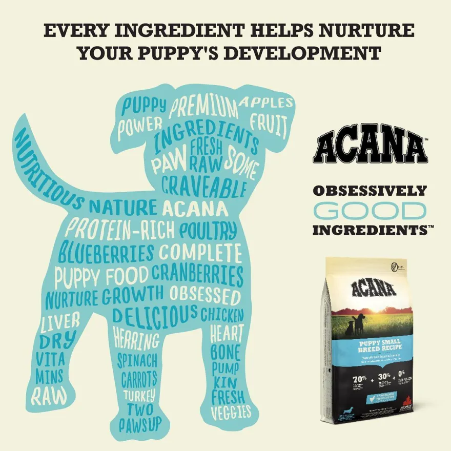Acana Dog Puppy Small Breed Recipe | 2 kg