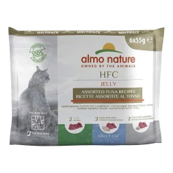 Almo Nature HFC JELLY Multipack - 3 Sorten mit Thunfisch | 6 x 55 g