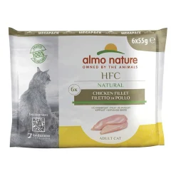 Almo Nature HFC NATURAL Multipack - Hühnerfilet | 6 x 55 g