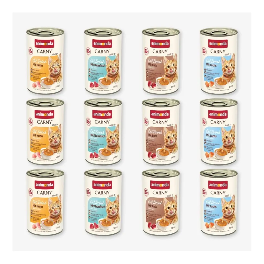 animonda Carny Adult Cat Drink Mixpack | 12 x 140 ml