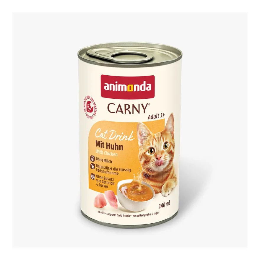 animonda Carny Adult Cat Drink mit Huhn | 12 x 140 ml