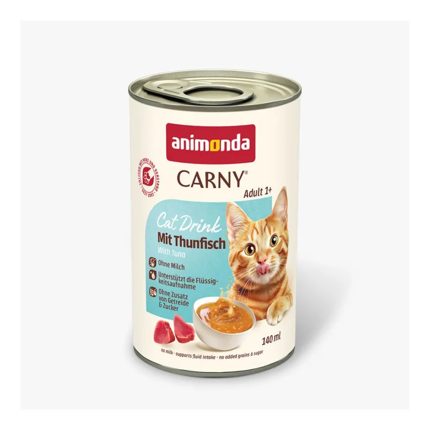 animonda Carny Adult Cat Drink mit Thunfisch | 12 x 140 ml