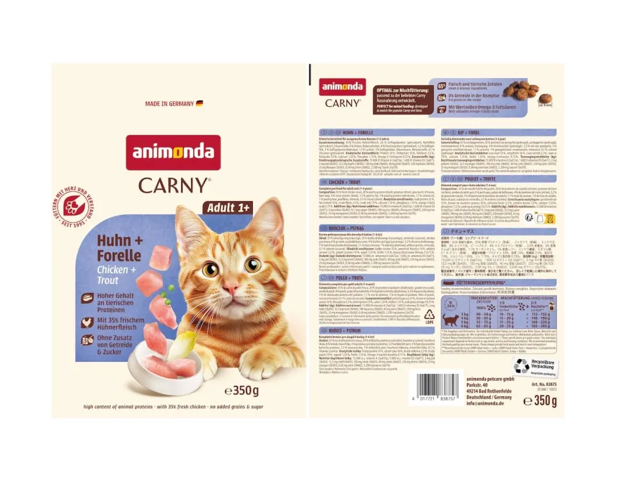 animonda Carny Adult Huhn + Forelle | 350 g