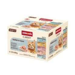 animonda Carny - Dose - Fine Filets in Sauce - Vielfalt in Sauce | 12 x 60 g
