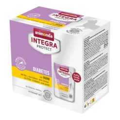animonda INTEGRA PROTECT - Pouch - Diabetes - mit Huhn - Frischebeutel | 8 x 85 g