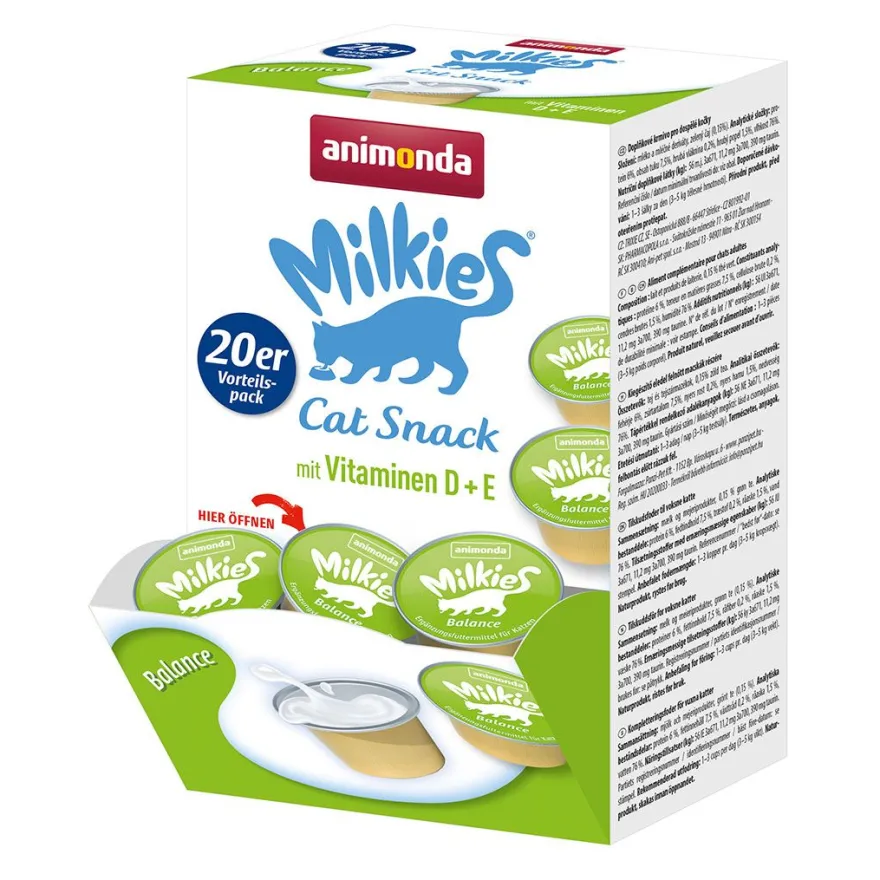 animonda Milkies Katzenmilch 20er Balance | 20 x 15 g
