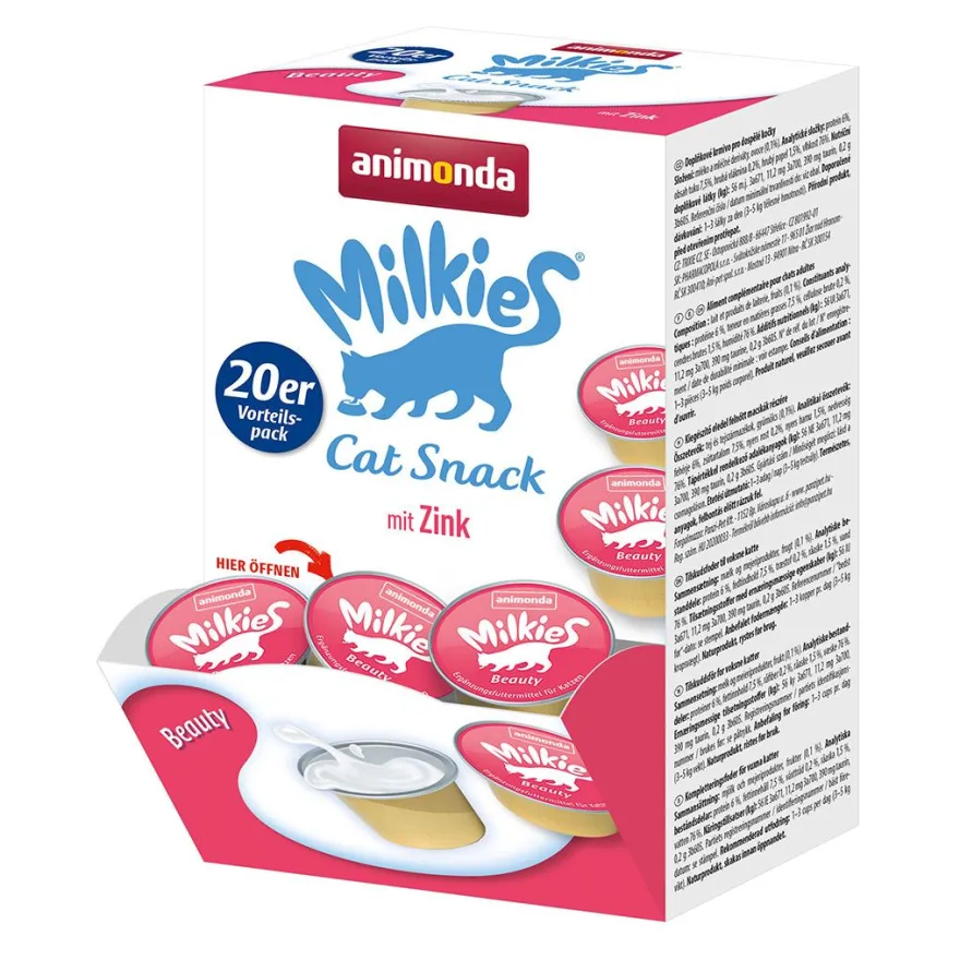 animonda Milkies Katzenmilch 20er Beauty | 20 x 15 g