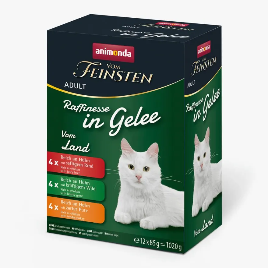 animonda Raffinesse in Gelee Varietäten vom Land | 12 x 85 g