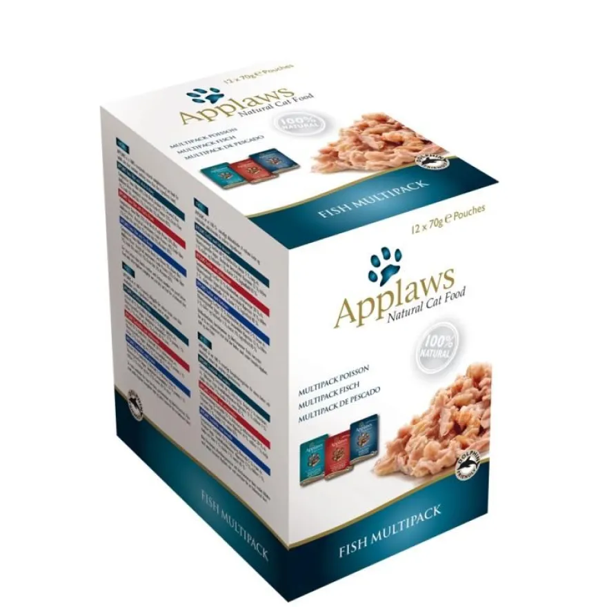 Applaws Pouch Multipack Fisch | 12 x 70 g