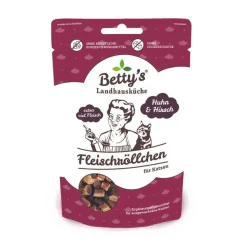 Betty's Landhausküche - Katze - Snack - Fleischröllchen Huhn und Hirsch | 50 g