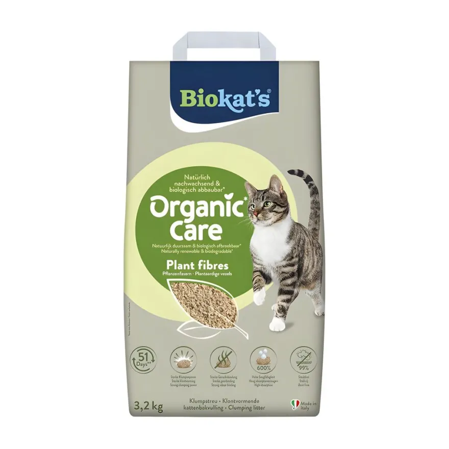 Biokats Organic Care Plant Fibres | 3,2 kg