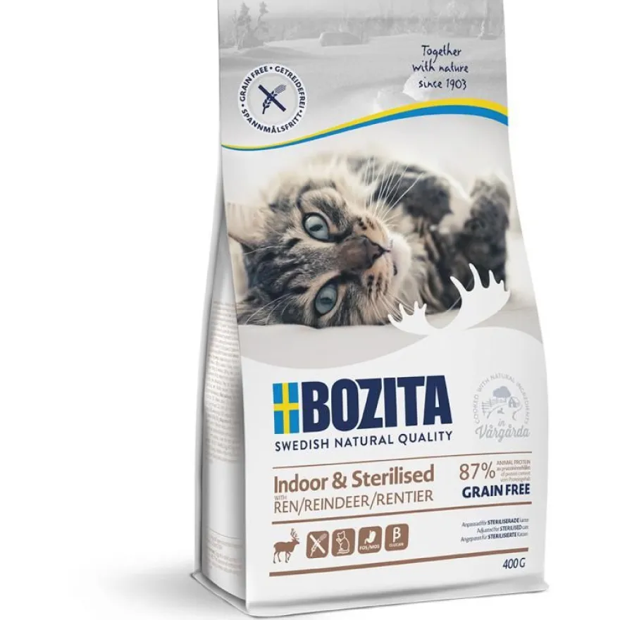 Bozita Indoor & Sterilised Grain free Reindeer | 400 g