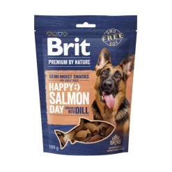 Brit Premium by Nature Dog Halbfeuchte Snacks Lachs mit Dill | 180 g