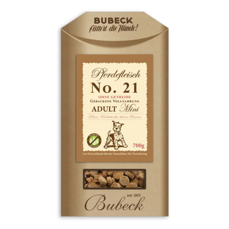 Bubeck No. 21 Adult MINI Pferdefleisch mit Kartoffel & Amaranth gebacken | 700 g