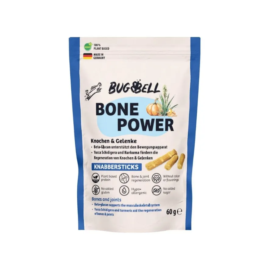 BugBell Knabbersticks BonePower | 12 x 60 g