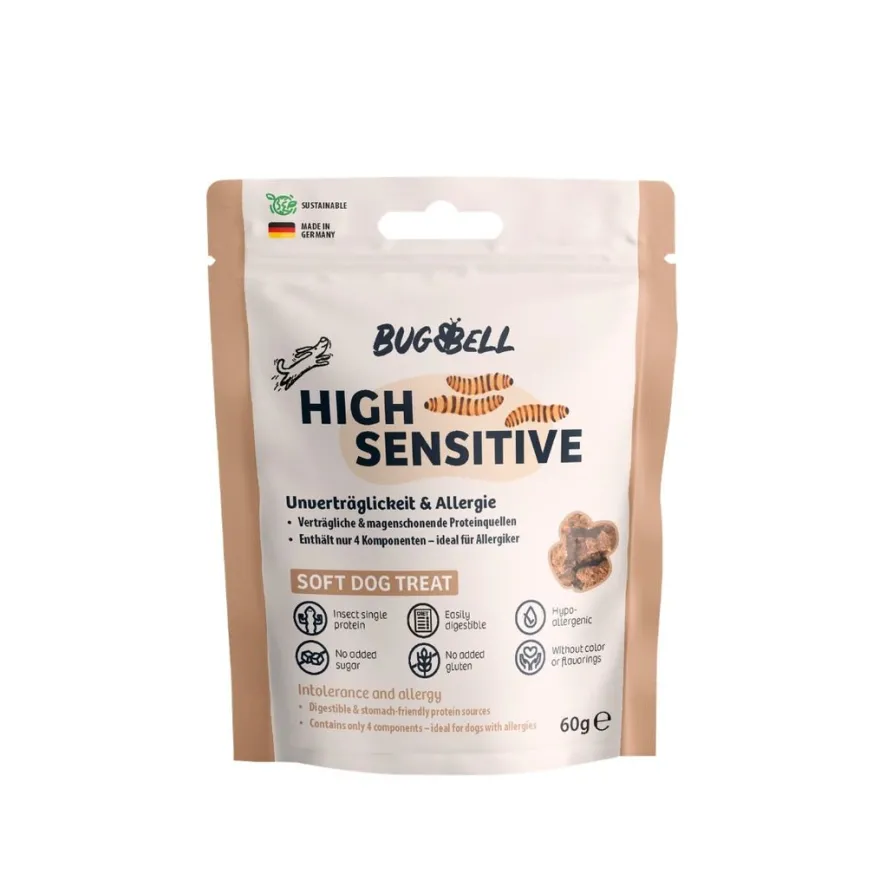 BugBell Softer Funktionssnack HighSensitive | 12 x 60 g