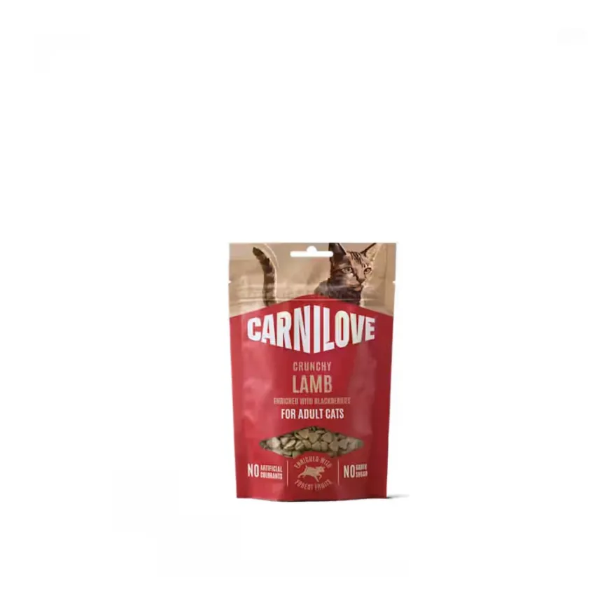 Carnilove Cat Crunchy Snack - Lamm mit Brombeere | 50 g