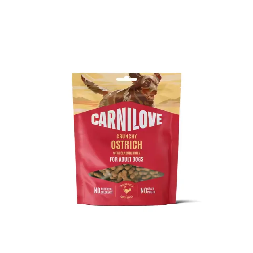 Carnilove Dog Crunchy Snack - Strauß mit Brombeere | 200 g