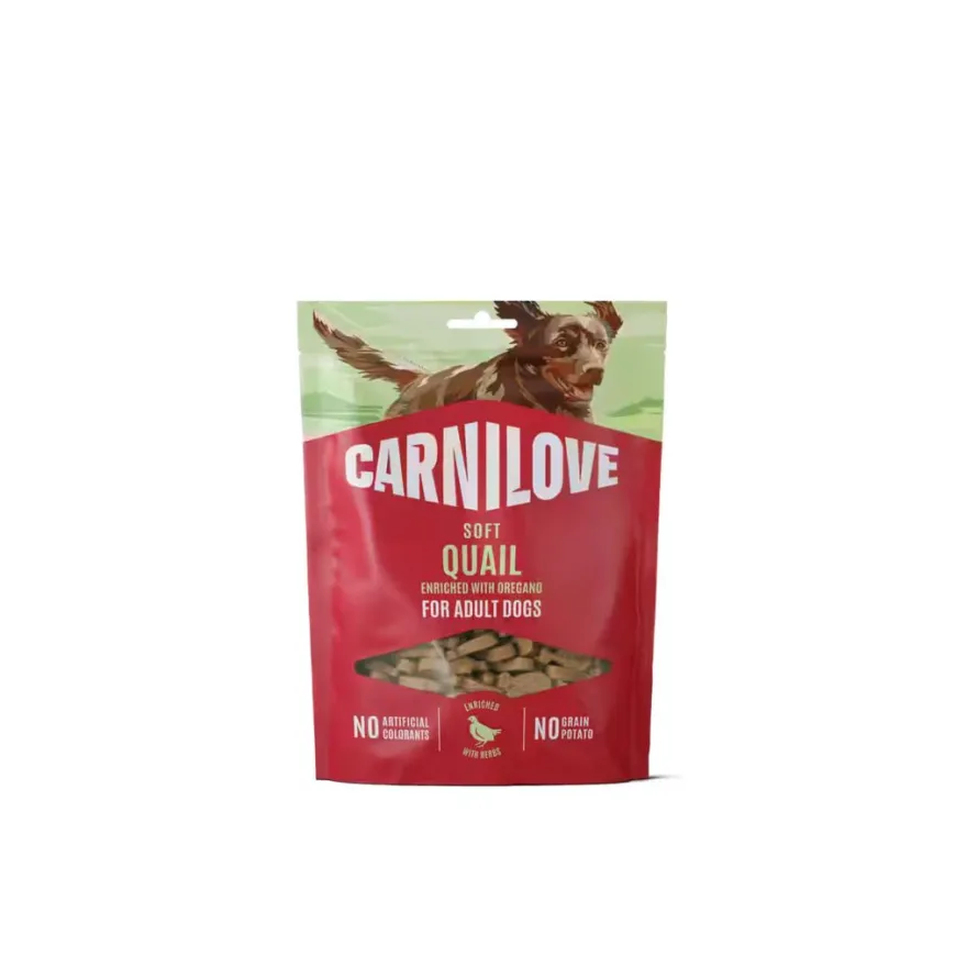 Carnilove Dog Soft Snack - Wachtel mit Oregano | 200 g