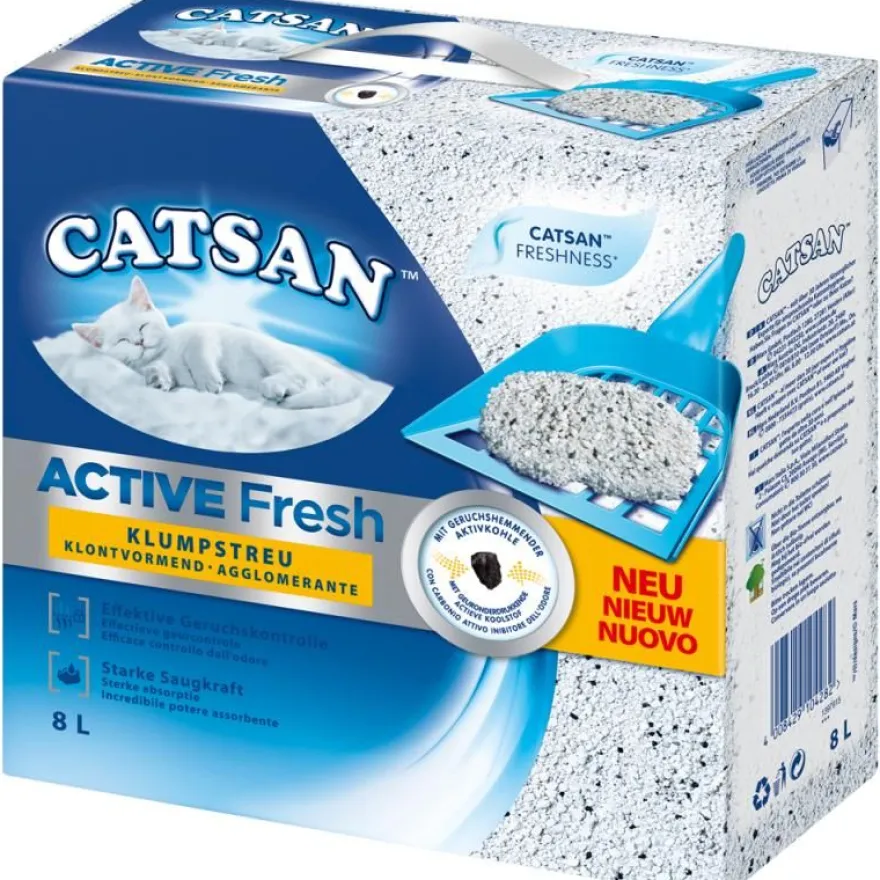 Catsan Active Fresh Klumpstreu 8 l | 8 kg