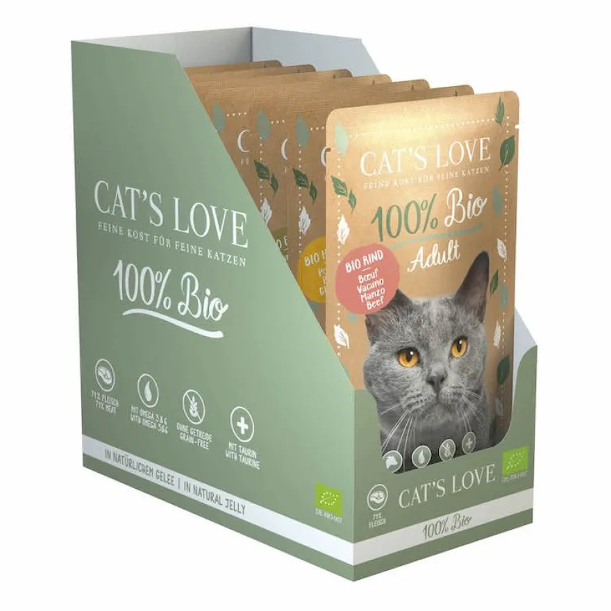 CAT'S LOVE ADULT BIO Multipack (2x3 Sorten ) | 6 x 100 g