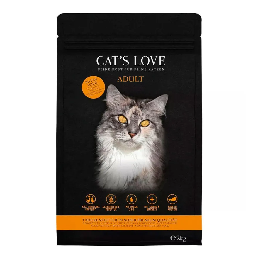 CAT'S LOVE TROCKEN ADULT Pute & Wild | 400 g