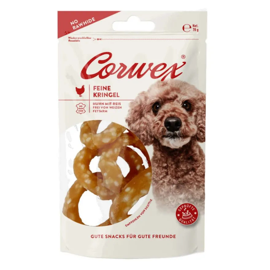 Corwex Feine Kringel - Huhn mit Reis | 70 g
