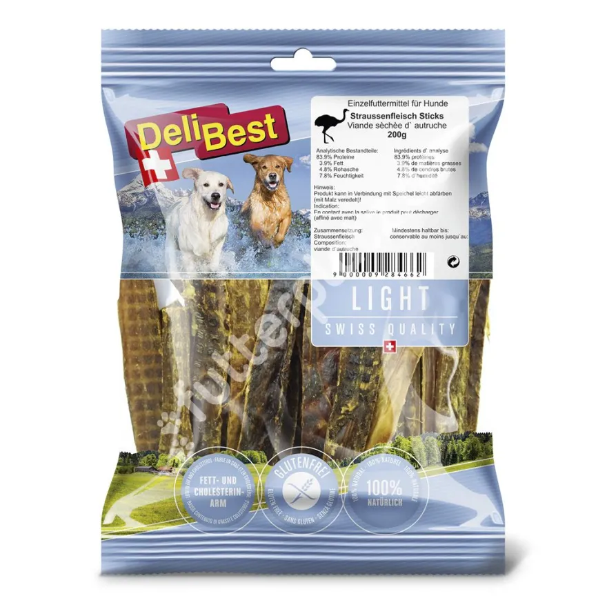 DeliBest Light - Straußenfleisch Sticks
