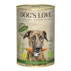 DOG'S LOVE Bio - Greens Vegan | 6 x 400 g