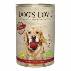 DOG'S LOVE Bio - Reds Vegan | 6 x 400 g