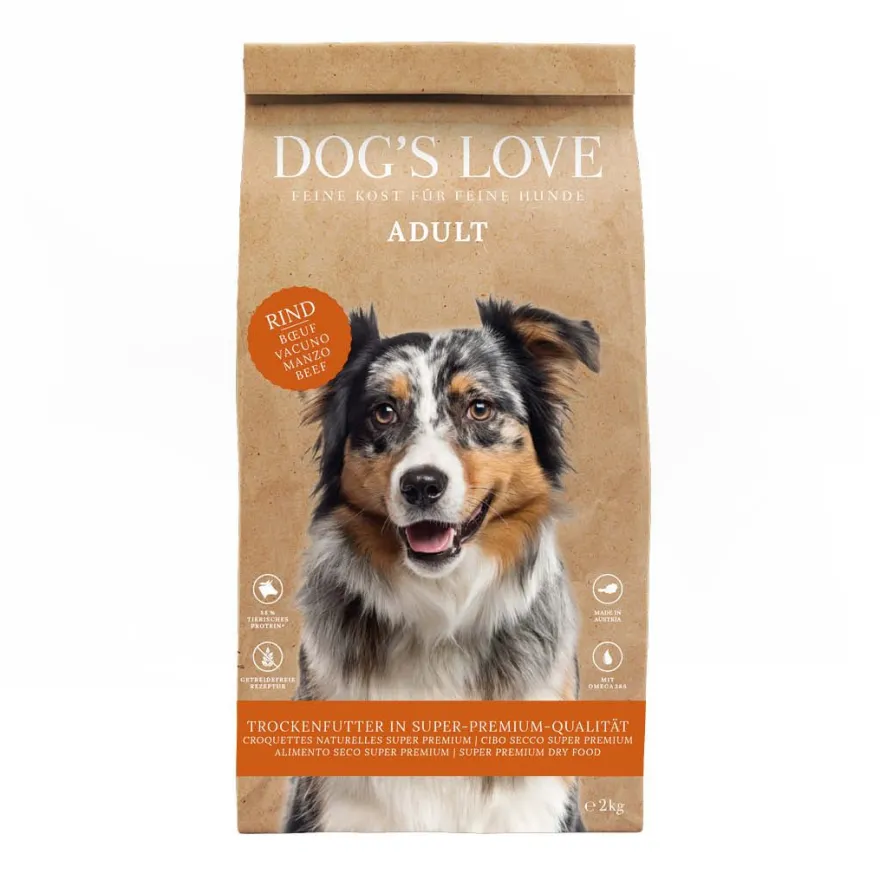 DOG'S LOVE TROCKEN Rind | 2 kg