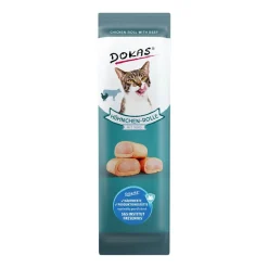 Dokas Cat Hühnchen-Rolle mit Rind | 10 g