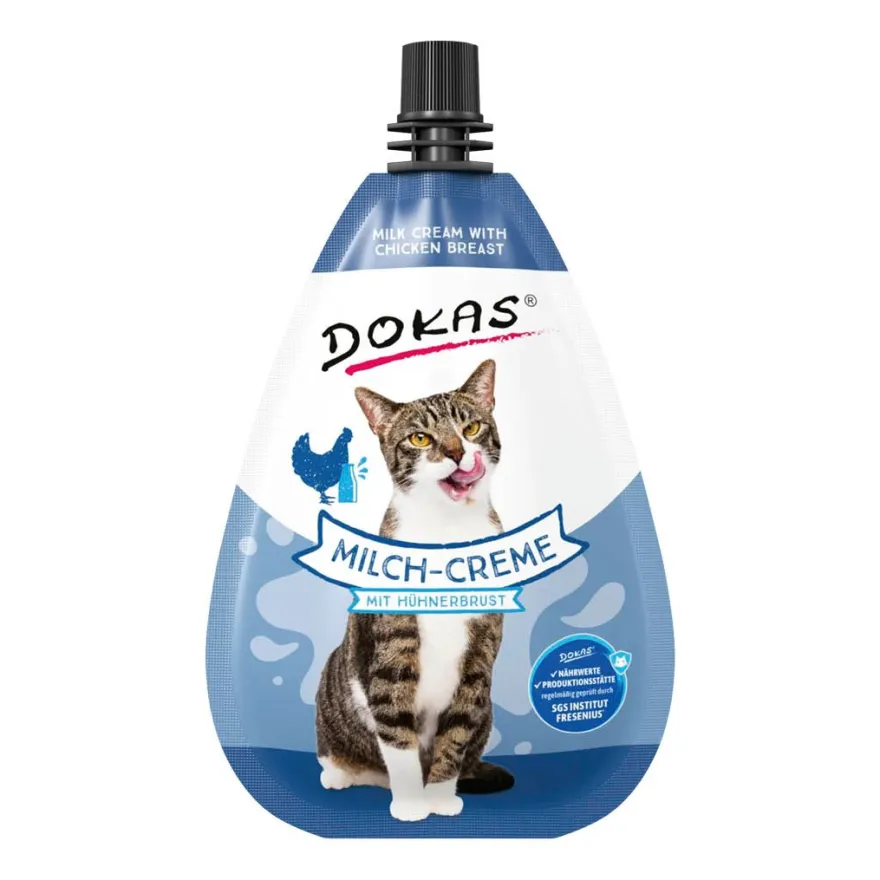 Dokas Cat Milch-Creme mit Hühnerbrust | 80 g