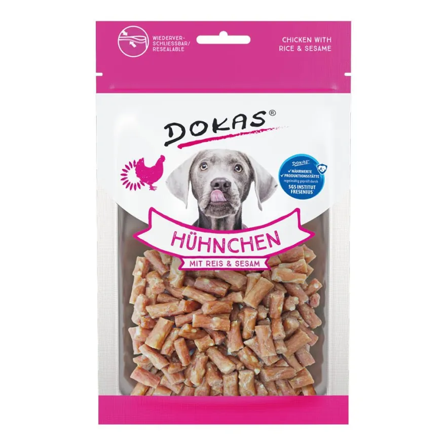 Dokas Hühnchen mit Reis & Sesam | 70 g
