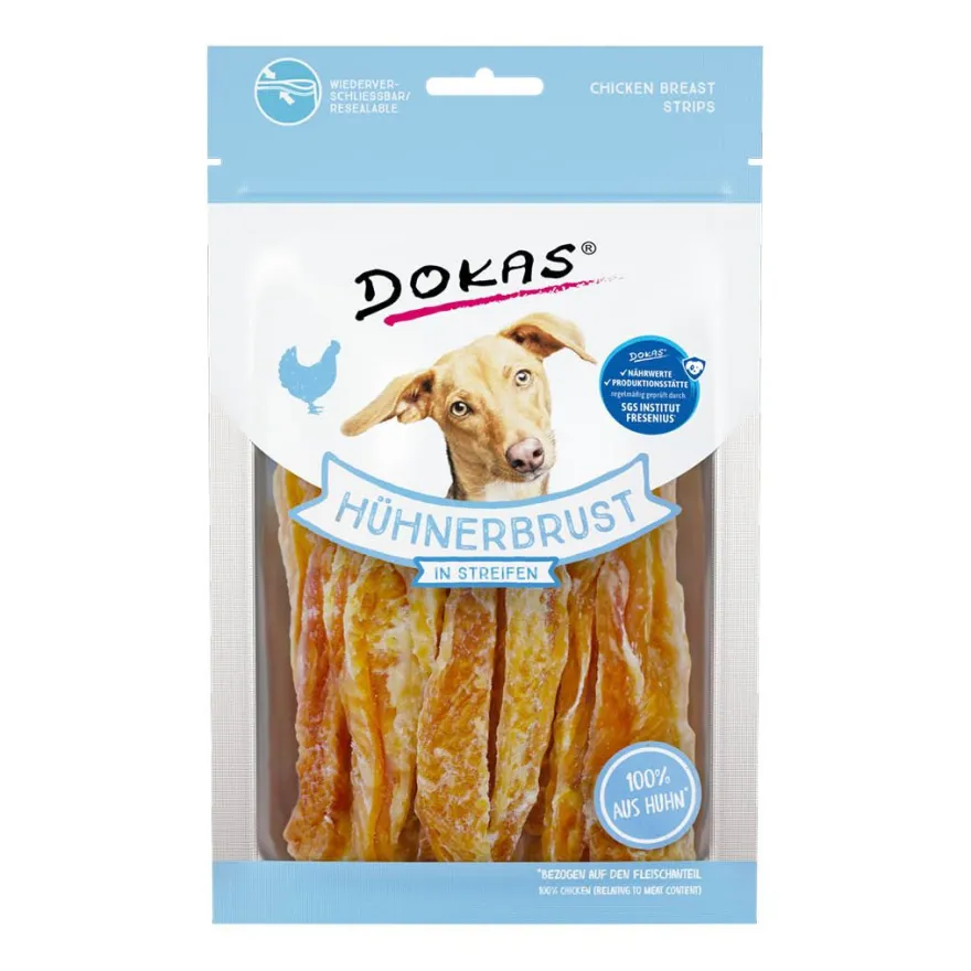 Dokas Hühnerbrust in Streifen | 70 g