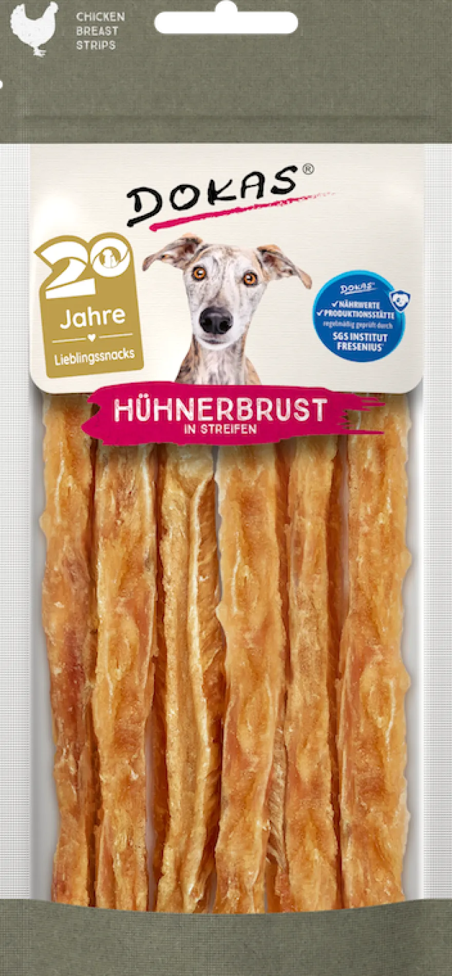 Dokas Hühnerbrust in Streifen - Tierwohl Haltung | 50 g