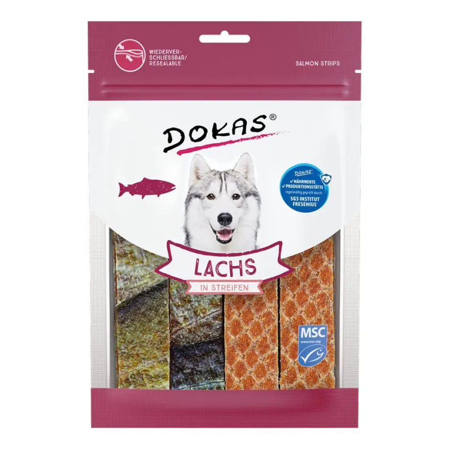 Dokas Lachs in Streifen | 100 g