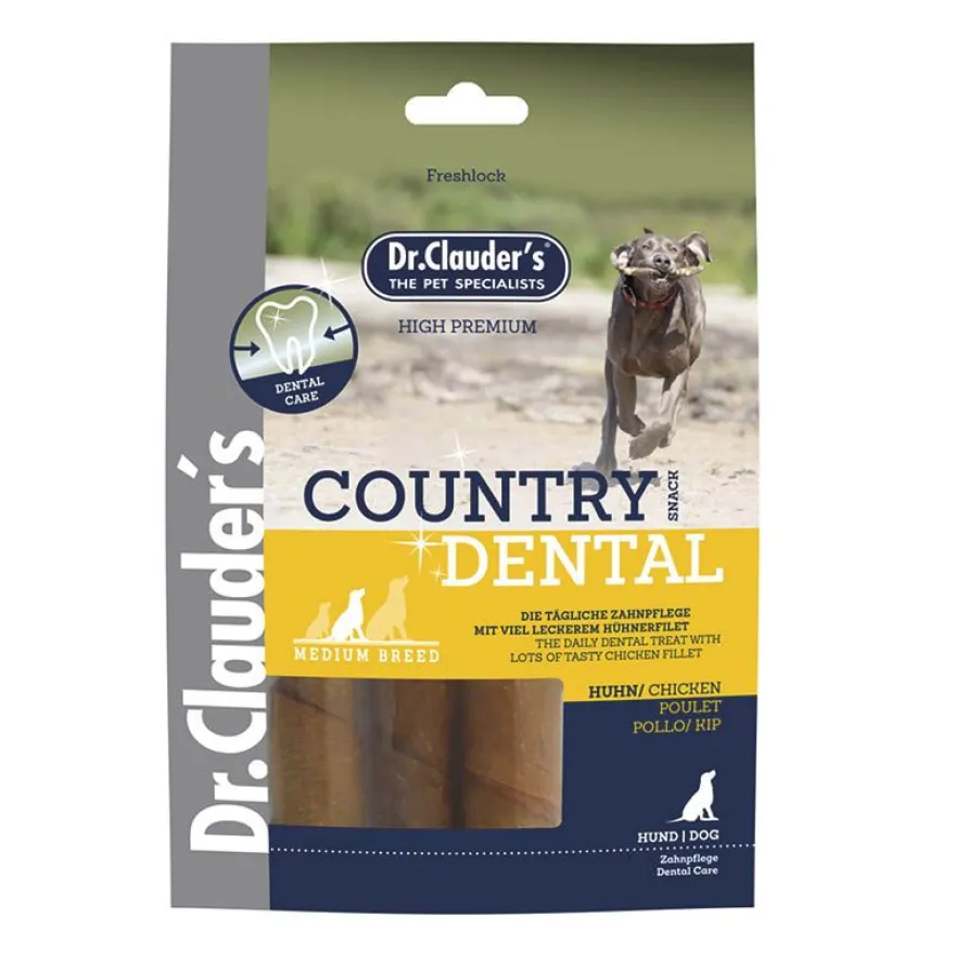 Dr. Clauder's Country Dental Snack Huhn - Medium Breed | 120 g