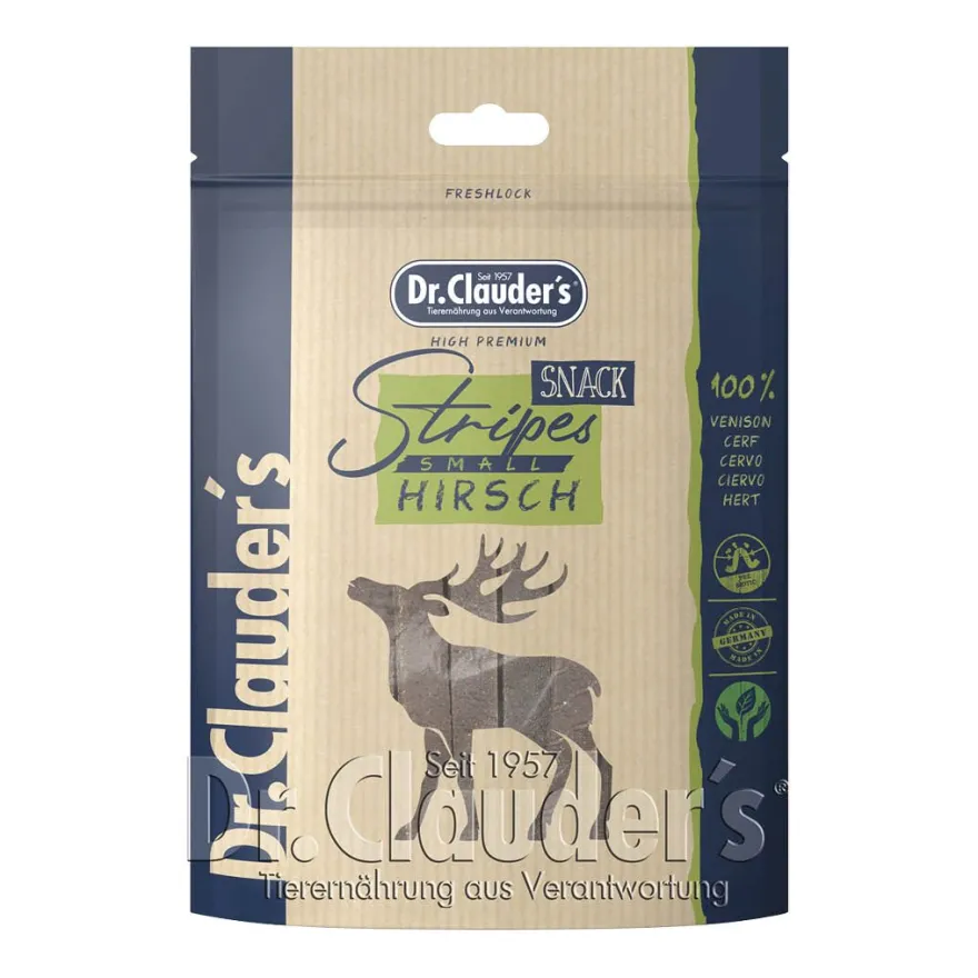 Dr. Clauder's Hirschfleisch Stripes Small | 80 g