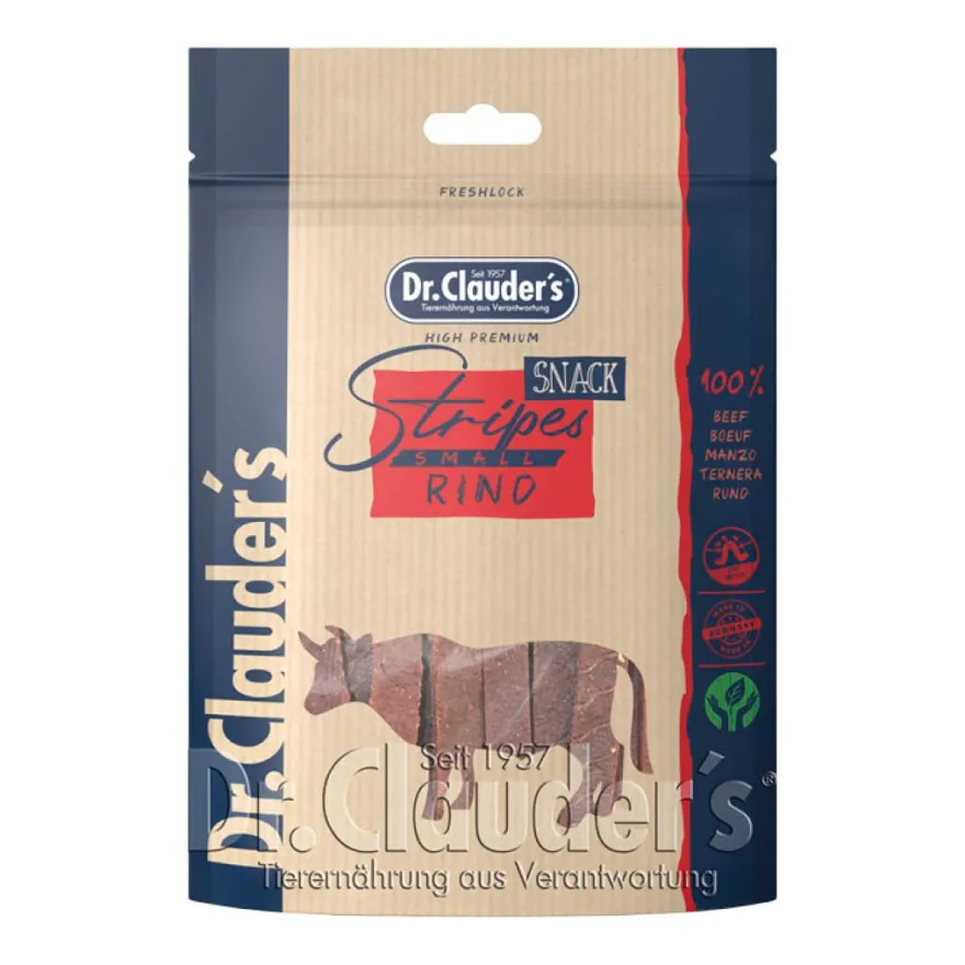 Dr. Clauder's Rinderfleisch Stripes | 80 g
