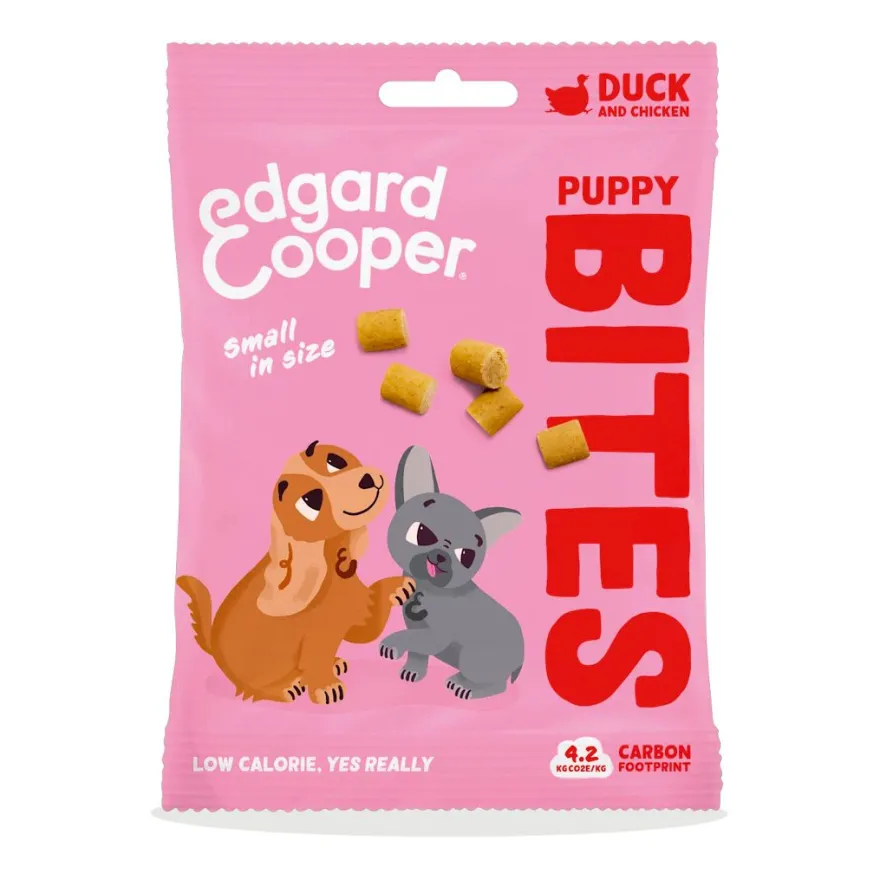 Edgard & Cooper Bites Ente und Huhn small - für Welpen | 50 g