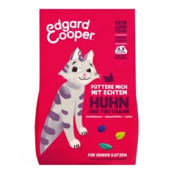 Edgard & Cooper Cat Senior - Frisches Freilandhuhn und frischer Freilandtruthahn mit Blaubeeren | 2 kg