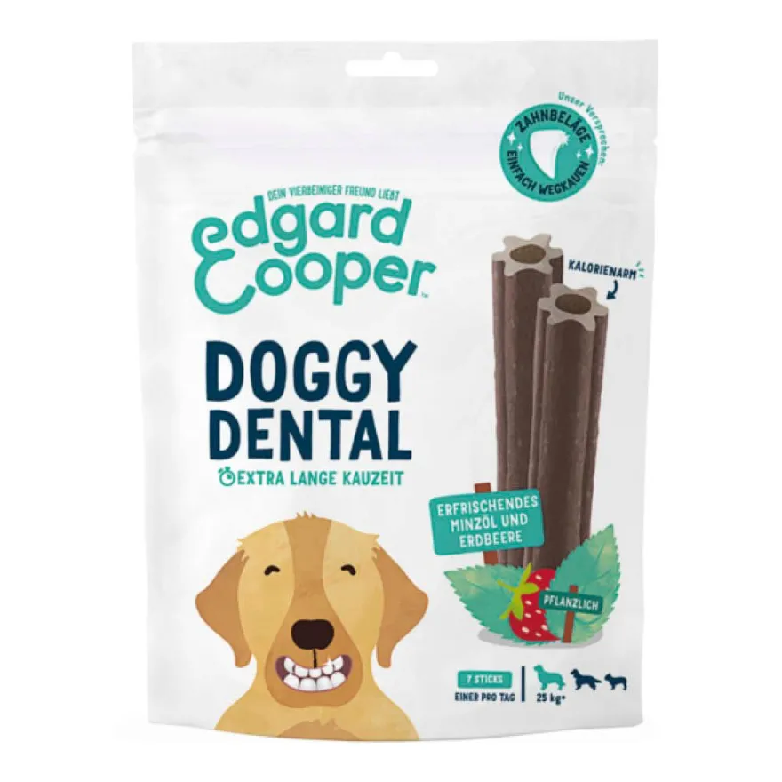 Edgard & Cooper Doggy Dental Erdbeere & Minze Large | 240 g