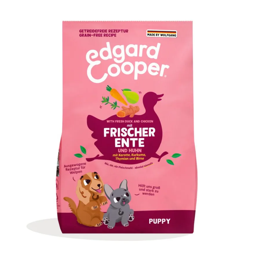 Edgard & Cooper Welpe - Frische Ente & Huhn (Medium) | 2,5 kg