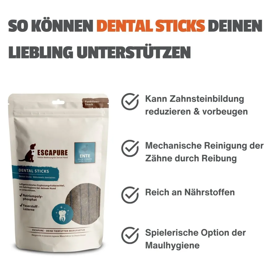 Escapure Leckerlis Anti-Zahnstein | 150 g