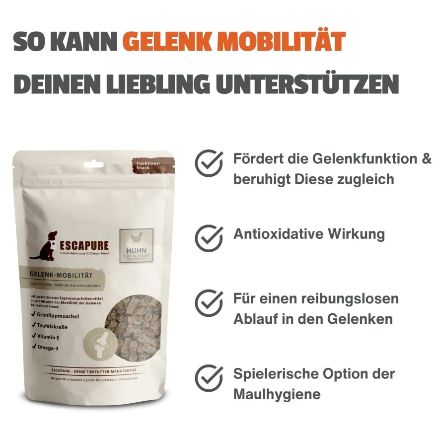 Escapure Leckerlis Gelenk Mobilität | 150 g