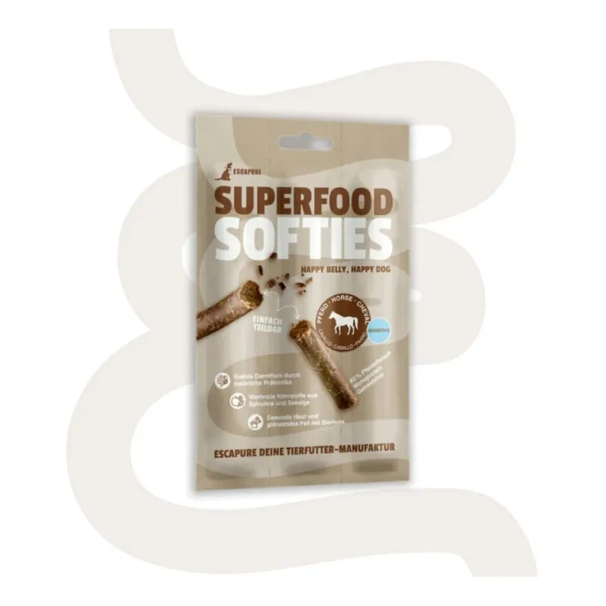 Escapure Superfood Softies Pferd | 33 g