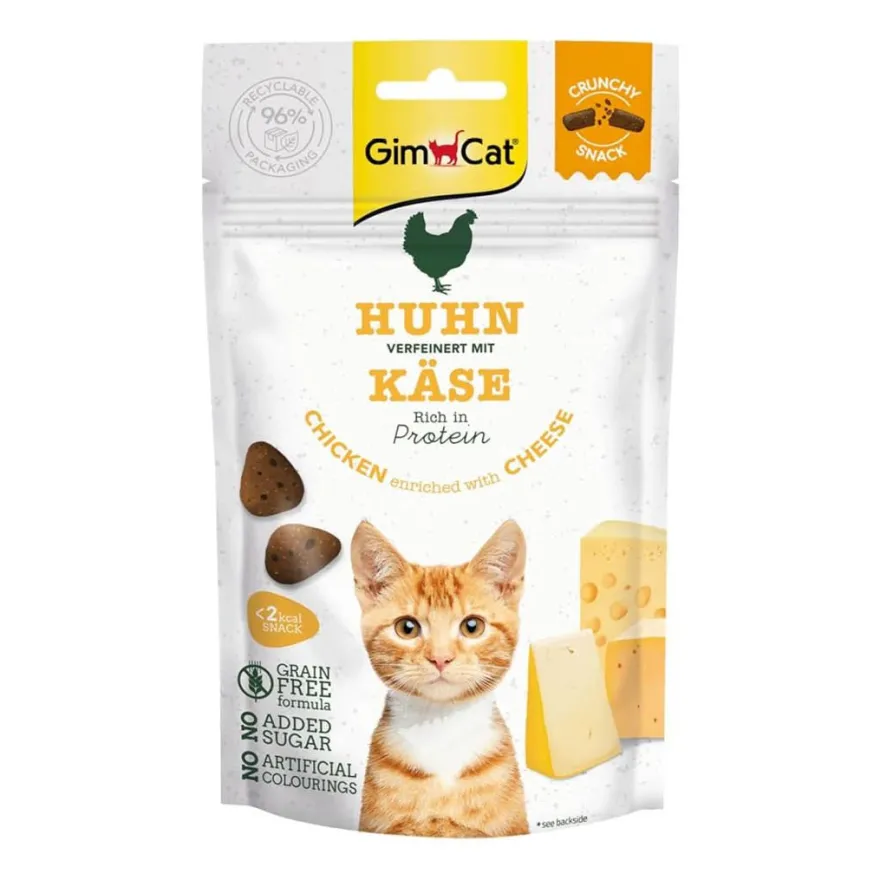 GimCat Crunchy Snacks Huhn & Käse | 50 g