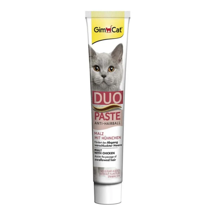 GimCat DUO Paste Anti-Hairball Malz+Huhn | 50 g
