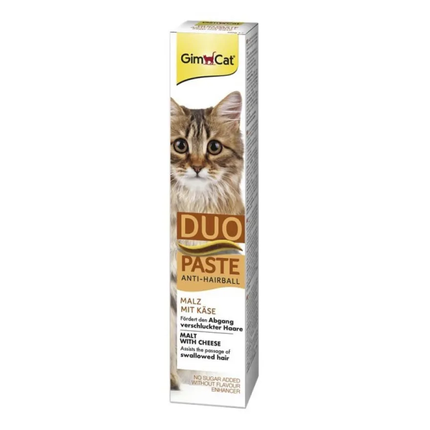 GimCat DUO Paste Anti-Hairball Malz+Käse | 50 g